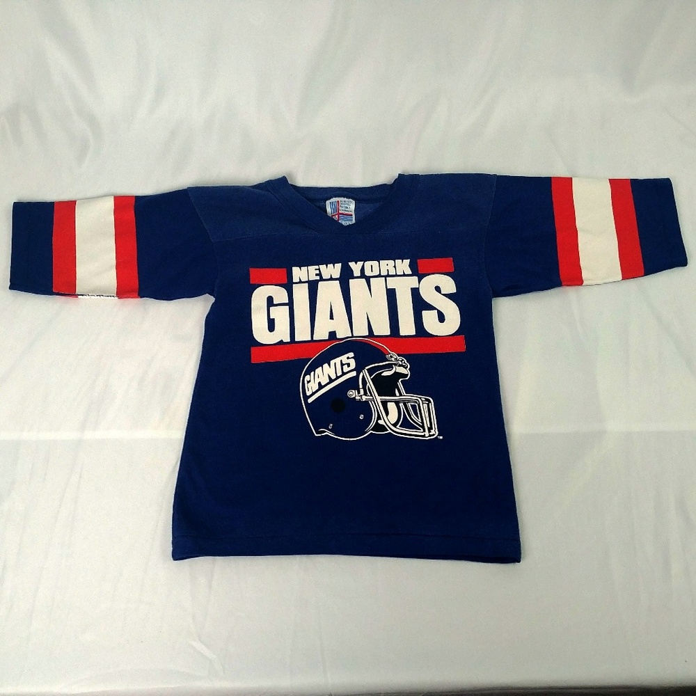 Vtg Boys New York Giants Football Jersey sz S 6-8